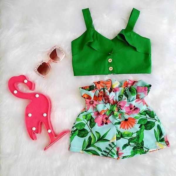 emmababy малышей baby girl одежда наборы цветочные жилет без рукавов с плеча crop tops цветочные печатные шорты наряды одежда 1-6y, White
emmababy малышей baby girl одежда наборы цветочные жилет без рукавов с плеча crop tops цветочные печатные шорты наряды одежда 1-6y, White