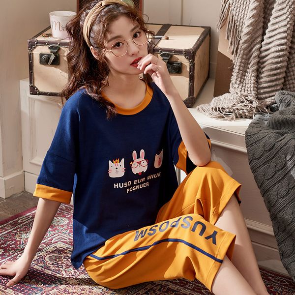 home clothes for women sleepwear short sleeve sets summer 4xl pyjama femme pijamas women's pajama plus size pajamas for girls, Black;red
home clothes for women sleepwear short sleeve sets summer 4xl pyjama femme pijamas women's pajama plus size pajamas for girls, Black;red