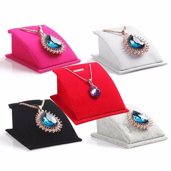 fashion jewelry box velvet holder necklace pendant chain jewelry display stand show rack stand pendant necklace display, Pink;blue
fashion jewelry box velvet holder necklace pendant chain jewelry display stand show rack stand pendant necklace display, Pink;blue
