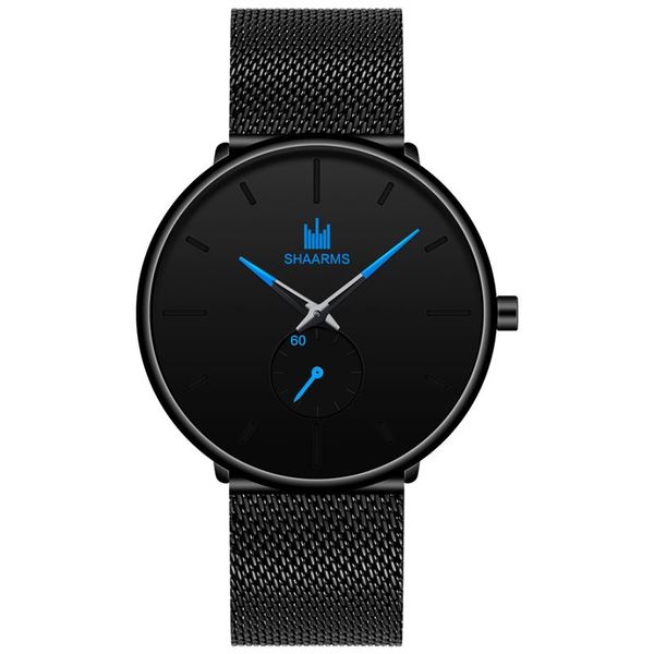 shaarms relogio masculino minimalism watch mesh band stainless steel date wristwatch fashion business quartz watches sa6117, Slivery;brown
shaarms relogio masculino minimalism watch mesh band stainless steel date wristwatch fashion business quartz watches sa6117, Slivery;brown