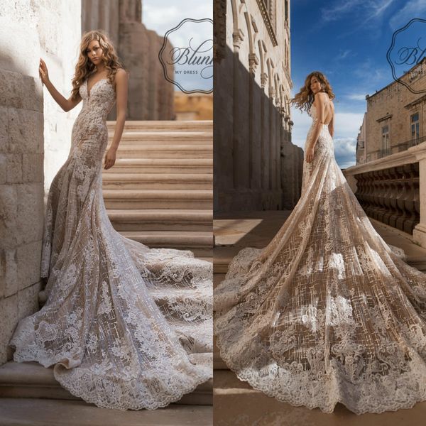 straps mermaid wedding dresses 2019 lace appliqued backless sweep train beach wedding gowns glitter plus size boho vestidos de novia, White
straps mermaid wedding dresses 2019 lace appliqued backless sweep train beach wedding gowns glitter plus size boho vestidos de novia, White