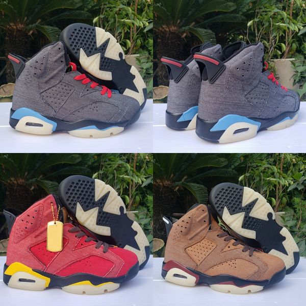 2020 new mens jumpman 6 washed denim 6s basketball shoes dark grey brown red jeans sports sneakers trainers des chaussures zapatos size 13
2020 new mens jumpman 6 washed denim 6s basketball shoes dark grey brown red jeans sports sneakers trainers des chaussures zapatos size 13