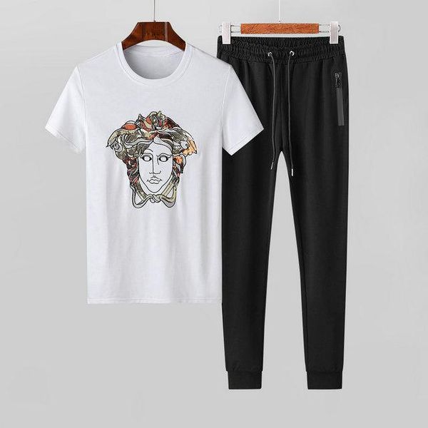 2020 men's designer sets spring summer t-shirt and pants for men cotton stretch waist personality wild fascinating, Gray
2020 men's designer sets spring summer t-shirt and pants for men cotton stretch waist personality wild fascinating, Gray