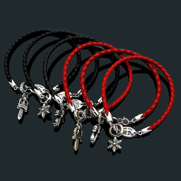 new fashion brand silver bracelet black red leather bracelet for catwalk and friends party or couple gift, Golden;silver
new fashion brand silver bracelet black red leather bracelet for catwalk and friends party or couple gift, Golden;silver