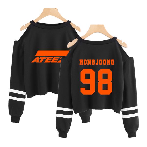 ateez kpop sweatshirt short sweatshirt shoulder-off fashion short hip hop kpop pullover crop hoodies for women sexy, Black
ateez kpop sweatshirt short sweatshirt shoulder-off fashion short hip hop kpop pullover crop hoodies for women sexy, Black