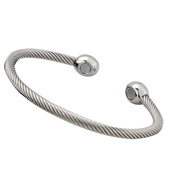 women men daily pain therapy gift magnetic jewelry open cuff brass simple bracelet exquisite health care lightweight bangle, Black
women men daily pain therapy gift magnetic jewelry open cuff brass simple bracelet exquisite health care lightweight bangle, Black