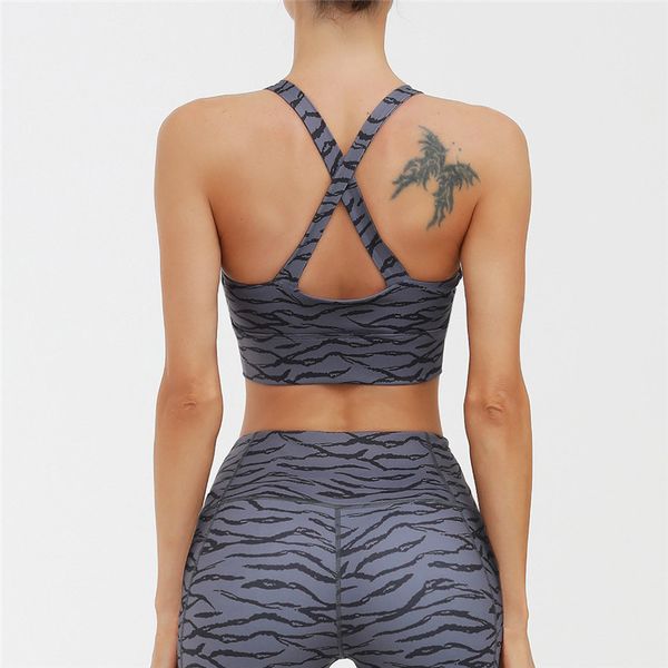 womens zebra print yoga set fashion designer short slim vest slim pants womens fitness running sports set, Gray
womens zebra print yoga set fashion designer short slim vest slim pants womens fitness running sports set, Gray