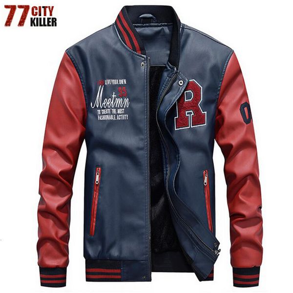 new 2019 brand embroidery baseball jackets men pu faux leather jacket male casual luxury fleece pilot letter stand bomber coat y190923, Black;brown
new 2019 brand embroidery baseball jackets men pu faux leather jacket male casual luxury fleece pilot letter stand bomber coat y190923, Black;brown