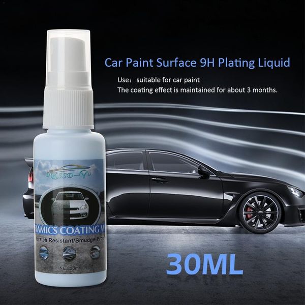 30ml car paint surface 9h plating liquid with towel can maintained about 3 months coating effect
30ml car paint surface 9h plating liquid with towel can maintained about 3 months coating effect