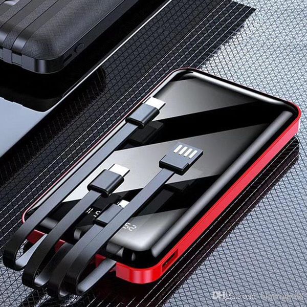 portable power bank 20000mah fast charging full screen built-in 4 cables external battery for xiaomi samsung
portable power bank 20000mah fast charging full screen built-in 4 cables external battery for xiaomi samsung