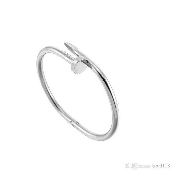 2020 горячее надувательство простой титан сталь нержавеющая сталь гвозди браслет серебро золото браслеты браслеты панк для женщин мужчин луч, Black 
2020 горячее надувательство простой титан сталь нержавеющая сталь гвозди браслет серебро золото браслеты браслеты панк для женщин мужчин луч, Black