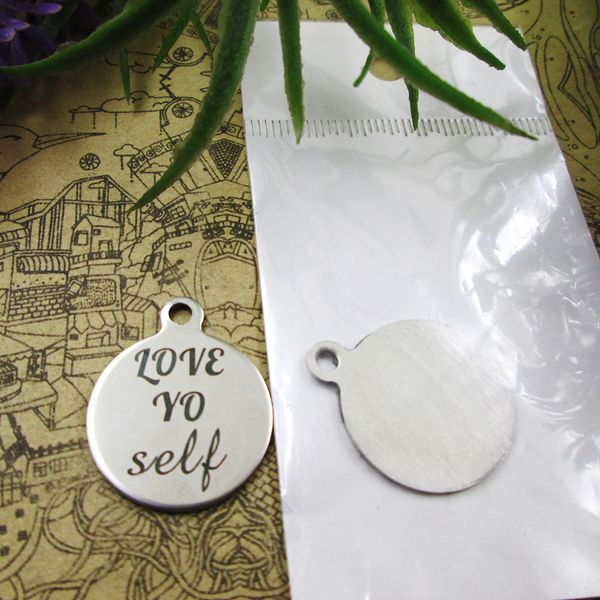 40pcs--"love yo self"stainless steel charms more style for choosing diy charms pendants for necklace, Bronze;silver
40pcs--"love yo self"stainless steel charms more style for choosing diy charms pendants for necklace, Bronze;silver