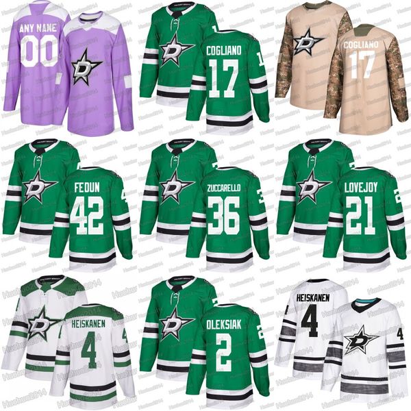 36 Mats Zuccarello Stars Jamie Oleksiak Jamie Benn Ben Lovejoy Taylor Fedun Ben Bishop Andrew Cogliano Miro Heiskanen Hockey Jerseys
36 Mats Zuccarello Stars Jamie Oleksiak Jamie Benn Ben Lovejoy Taylor Fedun Ben Bishop Andrew Cogliano Miro Heiskanen Hockey Jerseys