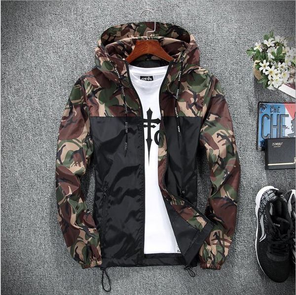 mens jackets coats windbreaker camouflage casual patchwork contrast color male street jackets fashion outerwear camouflage, Black;brown
mens jackets coats windbreaker camouflage casual patchwork contrast color male street jackets fashion outerwear camouflage, Black;brown