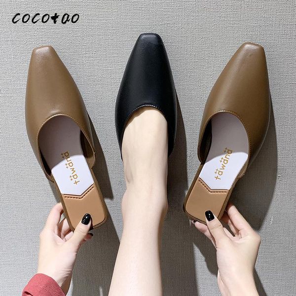 baotou slippers women wear fashion 2020 new wild korean lazy ins tide shoes comfortable square head spring and summer, Black
baotou slippers women wear fashion 2020 new wild korean lazy ins tide shoes comfortable square head spring and summer, Black