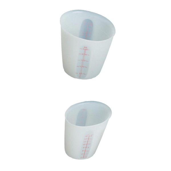 2pcs silicone measuring cup for kitchen mix pinch oven measuring 250ml 500ml 
2pcs silicone measuring cup for kitchen mix pinch oven measuring 250ml 500ml