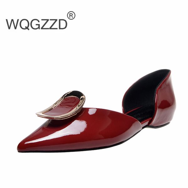 flat shoes women's loafers patent leather metal decoration loafers women casual shoes zapatots mujer, Black
flat shoes women's loafers patent leather metal decoration loafers women casual shoes zapatots mujer, Black