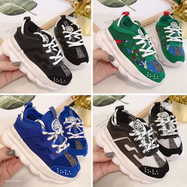 2020 kids chain reaction luxury designer shoes sneakers runner snow leopard black white suede leather children trainers shoes
2020 kids chain reaction luxury designer shoes sneakers runner snow leopard black white suede leather children trainers shoes