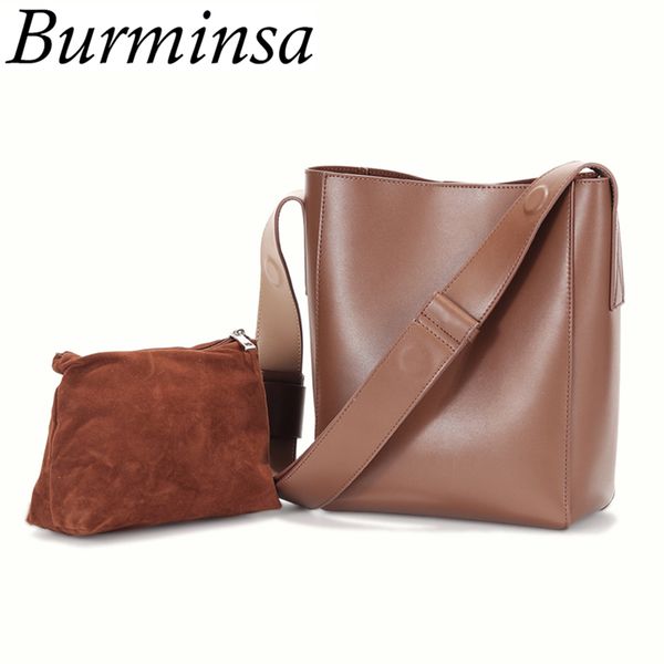 burminsa stylish bucket genuine leather bags for women wide belt female shoulder bags ladies messenger 2020
burminsa stylish bucket genuine leather bags for women wide belt female shoulder bags ladies messenger 2020