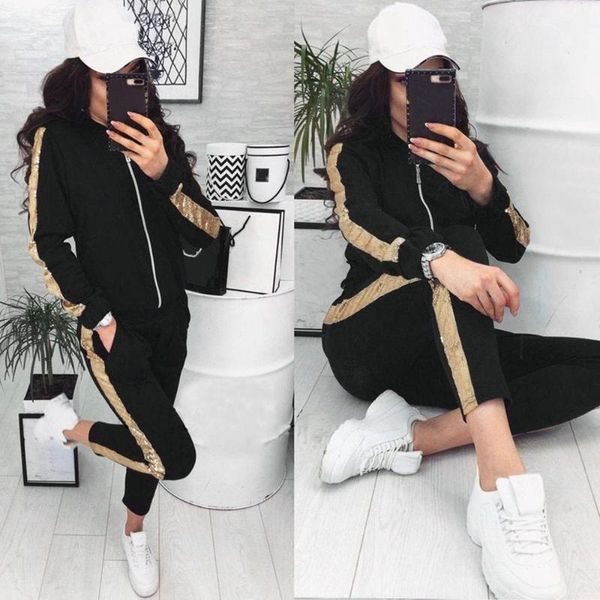 women's hoodies wear autumn winter sports suit 2 piece women set and pants tracksuit for women suit two piece set, White
women's hoodies wear autumn winter sports suit 2 piece women set and pants tracksuit for women suit two piece set, White