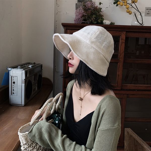 star bucket bucket linen large eaves sun hat female holiday solid color leisure sun protection fisherman hat, Blue;gray
star bucket bucket linen large eaves sun hat female holiday solid color leisure sun protection fisherman hat, Blue;gray