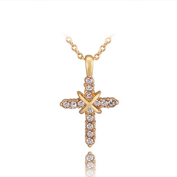 elegant round cut cz cubic zirconia gold plated antique crucifix cross pendant necklace with 19.6 inch chain classical women jewelry gift, Silver
elegant round cut cz cubic zirconia gold plated antique crucifix cross pendant necklace with 19.6 inch chain classical women jewelry gift, Silver