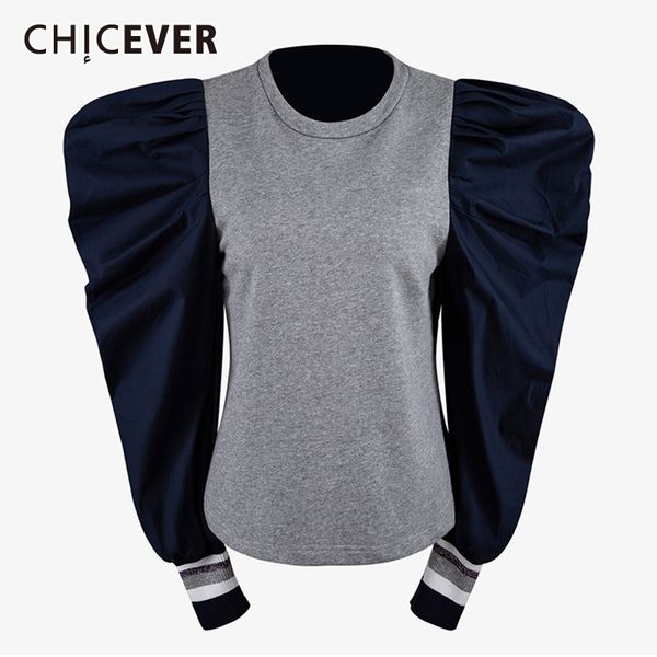 chicever patchwork hit color women's sweatshirt o neck puff sleeve oversized casual pullovers female 2019 autumn fashion new, Black
chicever patchwork hit color women's sweatshirt o neck puff sleeve oversized casual pullovers female 2019 autumn fashion new, Black