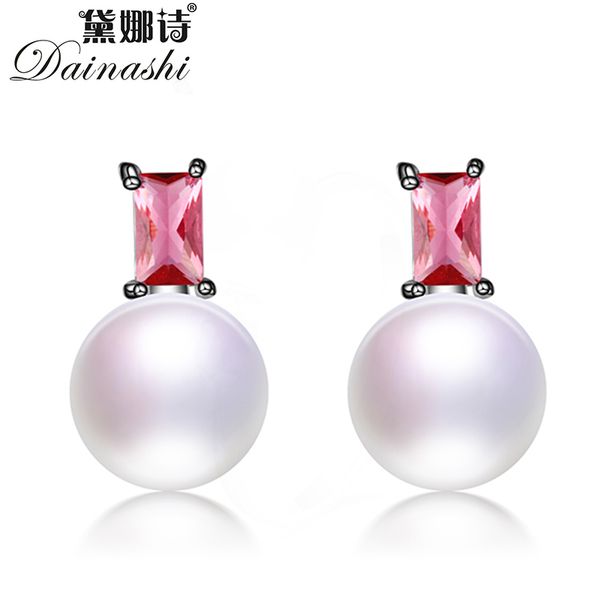 dainashi fine jewelry 925 sterling silver red tiny zircon stud earrings 100% genuine natural freshwater pearl earrings for women, Golden;silver
dainashi fine jewelry 925 sterling silver red tiny zircon stud earrings 100% genuine natural freshwater pearl earrings for women, Golden;silver
