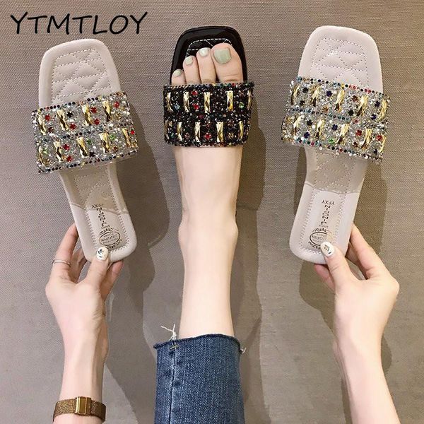 2020 new women slipper fashion bling rhinestone beach slides summer shoes open toe flip flop zapatillas casa mujer beach, Black
2020 new women slipper fashion bling rhinestone beach slides summer shoes open toe flip flop zapatillas casa mujer beach, Black