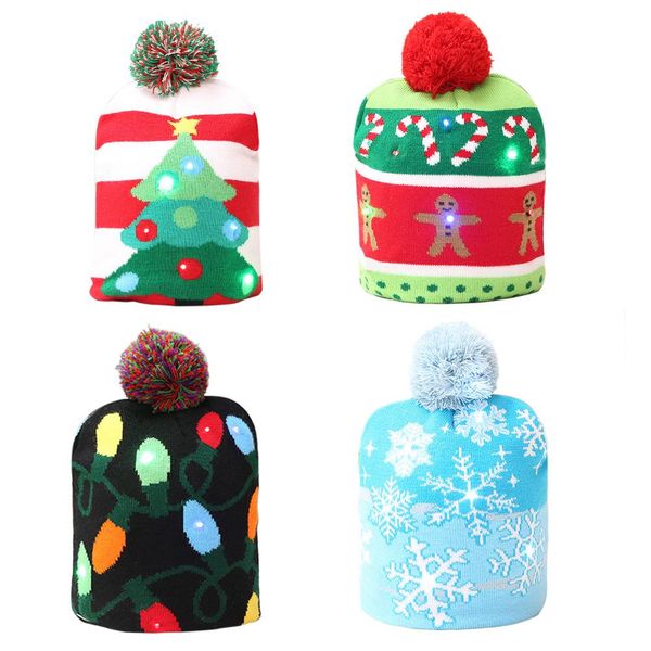 child led knitted christmas hat lighting christmas tree style winter warm protective cap new year gift for children xmas decor
child led knitted christmas hat lighting christmas tree style winter warm protective cap new year gift for children xmas decor