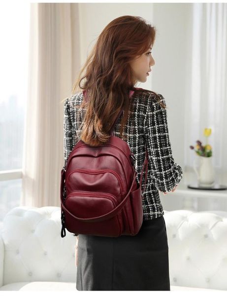 2020 new women's backpack korean fashion ladies backpack large capacity simple ladies
2020 new women's backpack korean fashion ladies backpack large capacity simple ladies