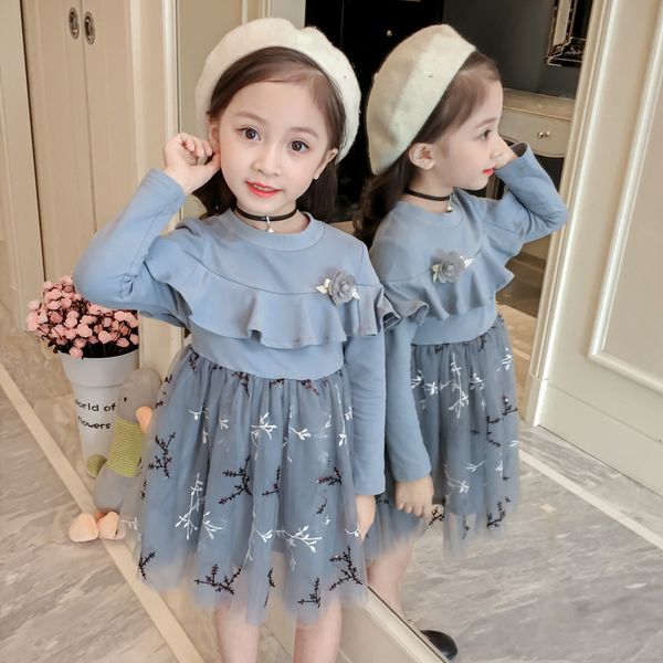 2019 new girls stitching long-sleeved lace dress children's wear autumn elegant princess dress children's gift party dress, Red;yellow
2019 new girls stitching long-sleeved lace dress children's wear autumn elegant princess dress children's gift party dress, Red;yellow