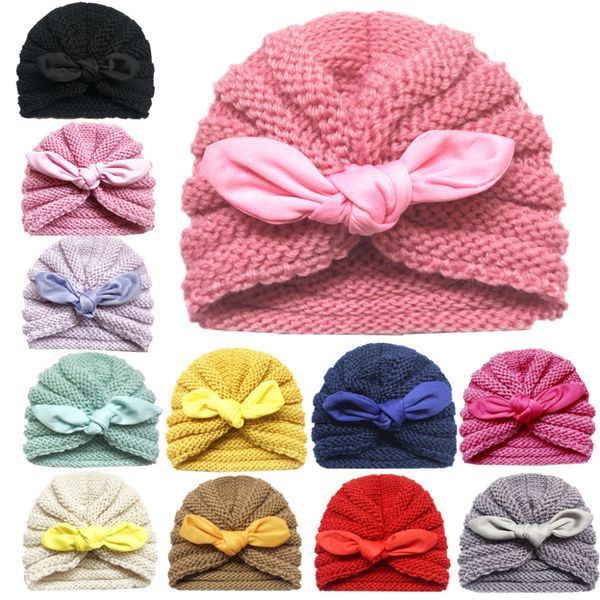 newborn baby girl boy autumn winter knitted hat bow solid crib beanie cap toddler head wrap baby turban cap 6m-4t, Yellow
newborn baby girl boy autumn winter knitted hat bow solid crib beanie cap toddler head wrap baby turban cap 6m-4t, Yellow