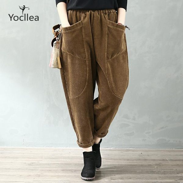 autumn and winter large size corduroy haren pants women's loose casual pants velvet ankle-length slim wide leg, Black;white
autumn and winter large size corduroy haren pants women's loose casual pants velvet ankle-length slim wide leg, Black;white