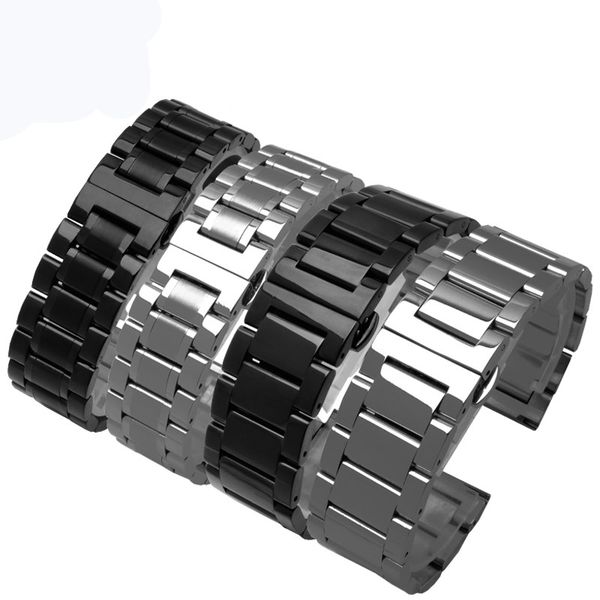 18mm 20mm 22mm solid stainless steel watchband silver black metal belt replacement steel strap for huawei watch 1/2/pro/gt, Black;brown
18mm 20mm 22mm solid stainless steel watchband silver black metal belt replacement steel strap for huawei watch 1/2/pro/gt, Black;brown