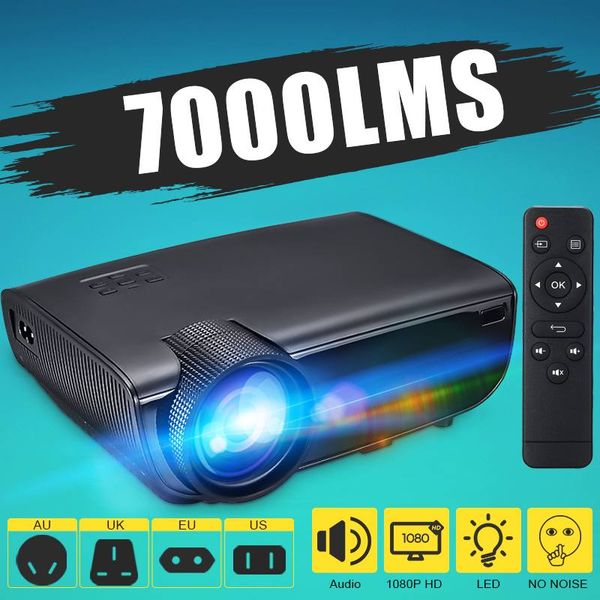 3d hd projector 7000 lumens proyector for home cinema video beamer hd projector mini