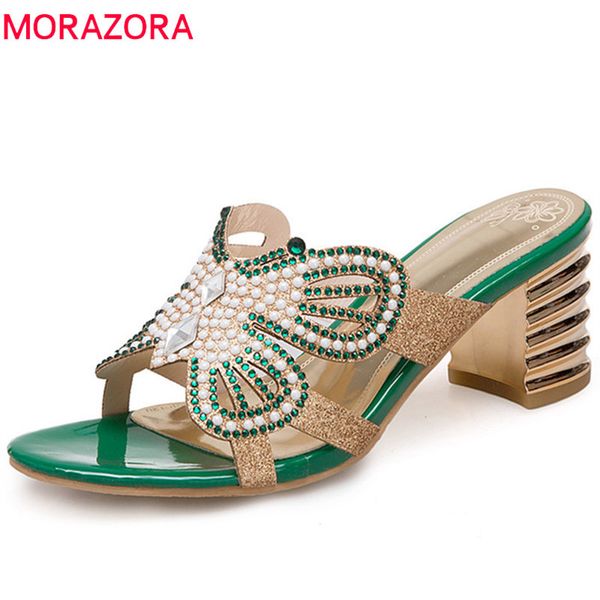 morazora 2020 new arrive women sandals sweet rhinestone summer shoes big size 34-43 simple shallow 6cm high heels shoes woman, Black
morazora 2020 new arrive women sandals sweet rhinestone summer shoes big size 34-43 simple shallow 6cm high heels shoes woman, Black