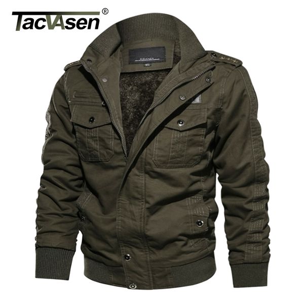 tacvasen thermal jacket men winter casual jacket coat thick army pilot jackets cargo jaqueta fleece lining, Black;brown 
tacvasen thermal jacket men winter casual jacket coat thick army pilot jackets cargo jaqueta fleece lining, Black;brown