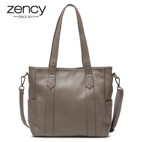 zency genuine leather bag for women large capacity hobos elegant lady tote handbag fashion crossbody messenger bags black grey
zency genuine leather bag for women large capacity hobos elegant lady tote handbag fashion crossbody messenger bags black grey