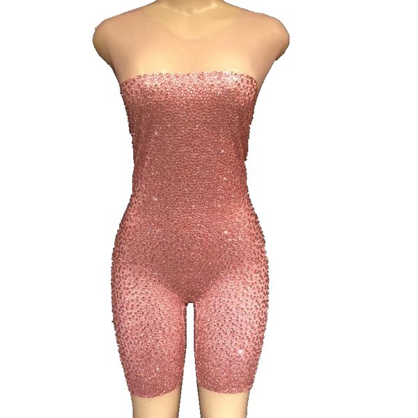 silver pink rhinestones crystal mesh rompers sleeveless stage dance bodysuit outfits birthday celebrate party costume, Black;white
silver pink rhinestones crystal mesh rompers sleeveless stage dance bodysuit outfits birthday celebrate party costume, Black;white