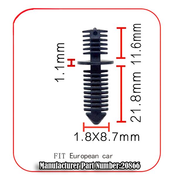 set of 25 x pcs fit for double end x-mas tree retainer black clips cars boats trucks 11/32" stem diameter a20866
set of 25 x pcs fit for double end x-mas tree retainer black clips cars boats trucks 11/32" stem diameter a20866