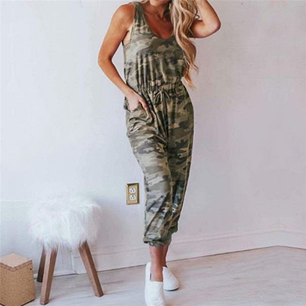 2020 new summer fashion camouflage vest jumpsuits women casual lace up full length pants pocket jumpsuits, Black;white
2020 new summer fashion camouflage vest jumpsuits women casual lace up full length pants pocket jumpsuits, Black;white
