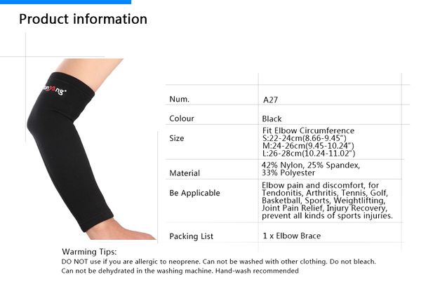 new designer classic elbow sports strength trainning yoga riding run exercise elbow sleeve brace ing, Black;gray
new designer classic elbow sports strength trainning yoga riding run exercise elbow sleeve brace ing, Black;gray
