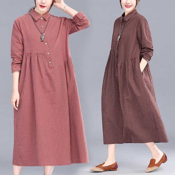 uego 2020 new arrival long sleeve spring dress cotton linen korea design stripe preppy style blouse dress women casual, Black;gray
uego 2020 new arrival long sleeve spring dress cotton linen korea design stripe preppy style blouse dress women casual, Black;gray