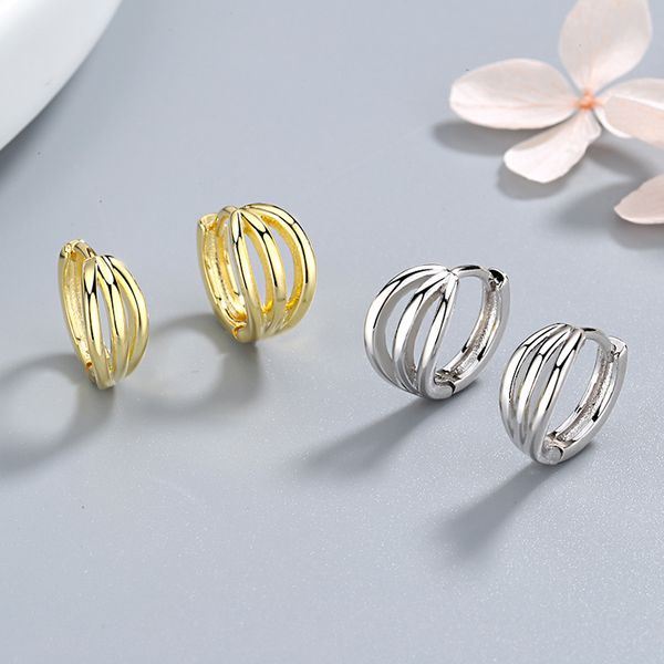 jyouhf fashion 925 sterling silver small hoop earrings for women girl three-layer twist simple earring party jewelry pendientes, Golden;silver
jyouhf fashion 925 sterling silver small hoop earrings for women girl three-layer twist simple earring party jewelry pendientes, Golden;silver