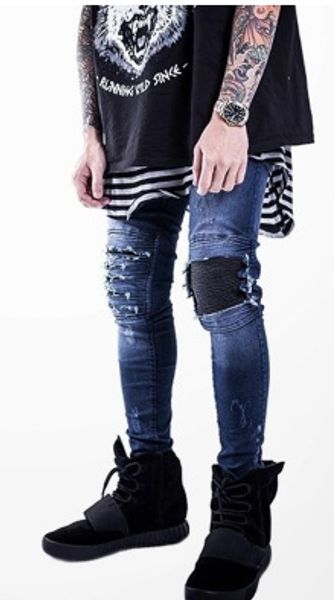 new hole jean men fashion skinny stretch denim pencil pants men spring ripped freyed slim fit biker jeans plus size, Blue
new hole jean men fashion skinny stretch denim pencil pants men spring ripped freyed slim fit biker jeans plus size, Blue