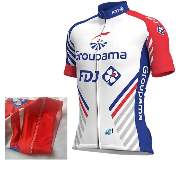2020 pro team groupama fdj italia cuff laser cut sleeve cycling jersey summer cycle cloth mtb ropa ciclismo bicycle maillot, Black;red
2020 pro team groupama fdj italia cuff laser cut sleeve cycling jersey summer cycle cloth mtb ropa ciclismo bicycle maillot, Black;red