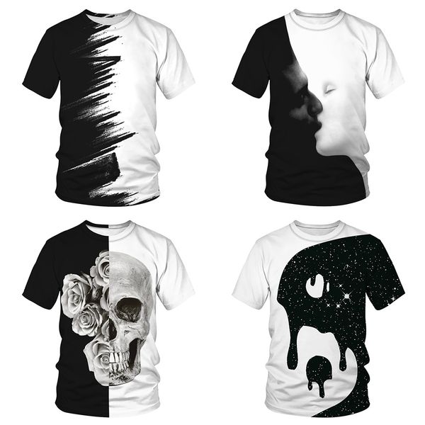 qnpqyx new summer women men streetwear t shirts funny 3d skull print casual harajuku hip hop tee shirts homme tee clothes wholesale, White;black
qnpqyx new summer women men streetwear t shirts funny 3d skull print casual harajuku hip hop tee shirts homme tee clothes wholesale, White;black