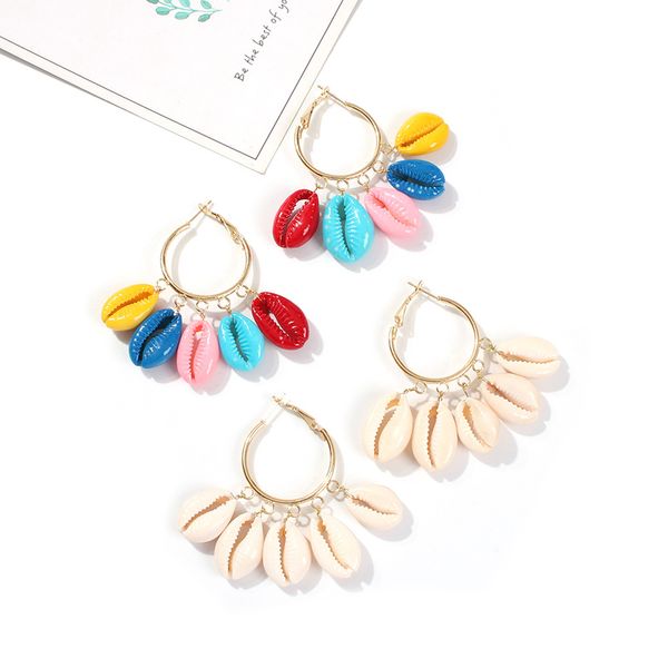 multi-color seashell earrings for women conch shell big earring beach tassel earing natural fashion jewelry pendientes concha, Silver
multi-color seashell earrings for women conch shell big earring beach tassel earing natural fashion jewelry pendientes concha, Silver