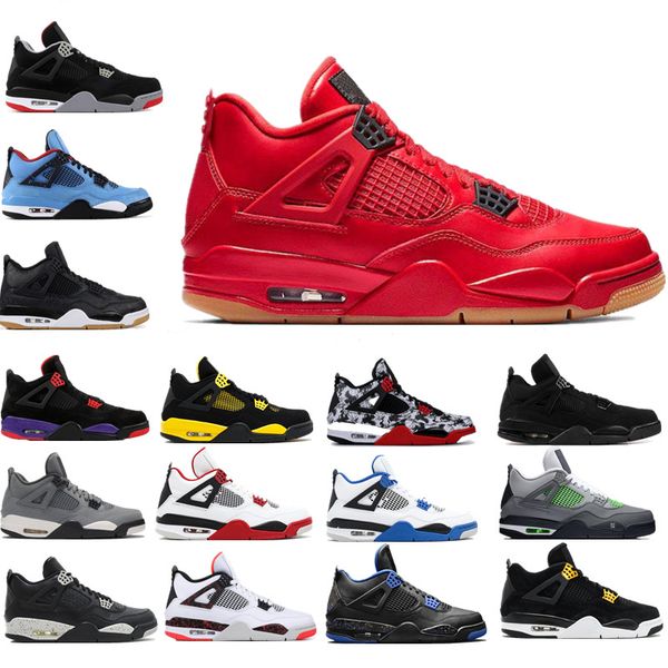 2020 fiba silt red splatter 4 4s jumpman basketball shoes men bred cool grey stealth oreo white cement thunder mens designer shoes 40-46, White;red
2020 fiba silt red splatter 4 4s jumpman basketball shoes men bred cool grey stealth oreo white cement thunder mens designer shoes 40-46, White;red